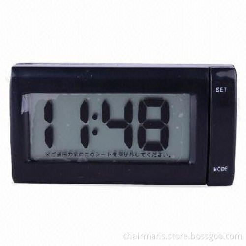 Vehicle Broadband LCD Clock, Made of ABS Material